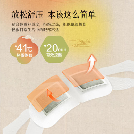 【拍3盒更划算】珍视明大唐女子图鉴蒸汽眼罩热敷发热睡眠遮光透气（10片/盒） 商品图3