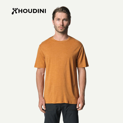 HOUDINI胡丁尼 Activist Tee 积极 男款美利奴羊毛短袖T恤237874 商品图4