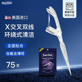DENTEK（德泰克）含氟牙缝清洁刷薄荷味紧密牙间隙清洁牙齿正畸牙签刷