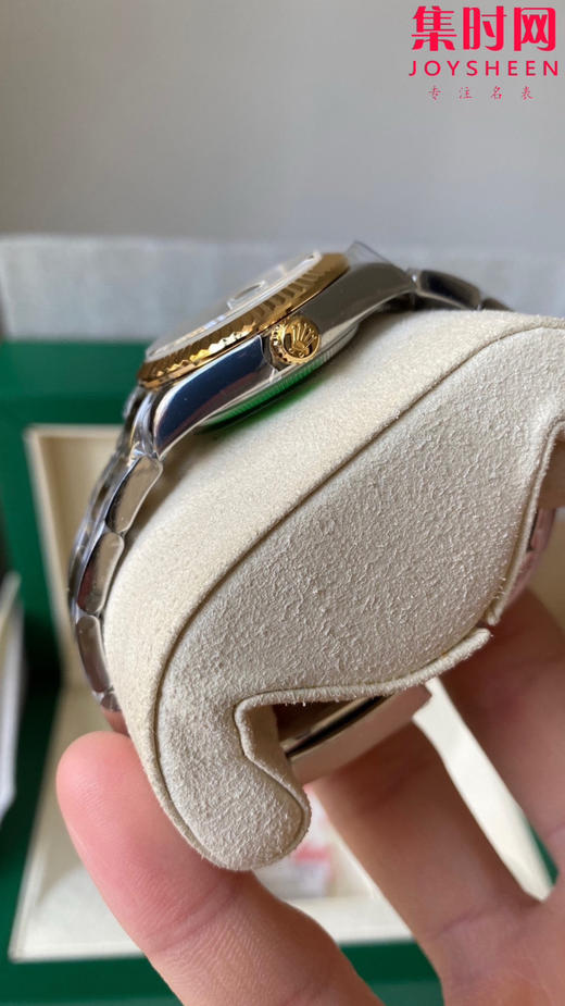 劳力士GS日志31系列 女款日志31mm 间金黑贝母钻面 女士腕表 2236机 新品劳力士女款蚝式日志型腕表31mm 到货 商品图4