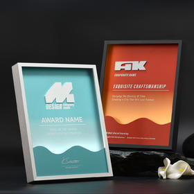 创意diy奖牌定制发光奖杯授权牌定做企业高档金属荣誉颁奖纪念牌