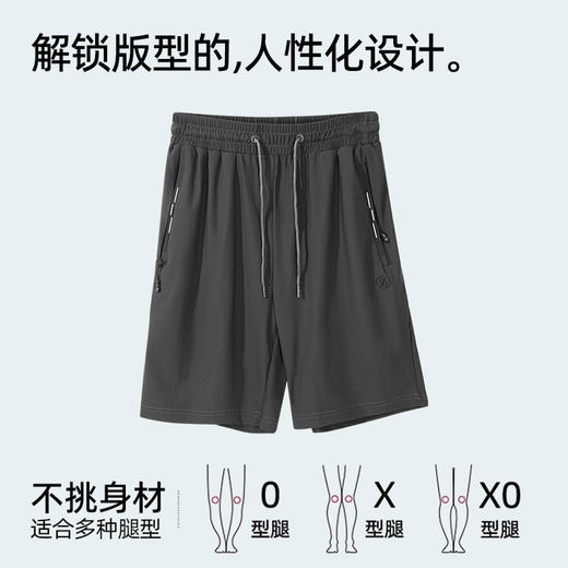 【商场同款】熳洁儿 男士五分裤速干透气松紧腰运动休闲夏季可居家可外穿25203961 商品图6