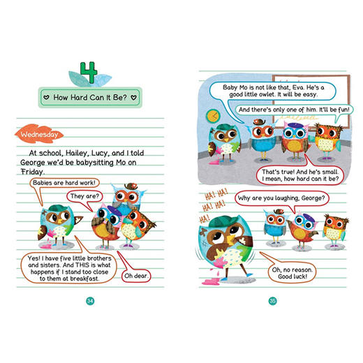 猫头鹰日记Owl Diaries19册+手账本BUDDY+音频版 商品图3