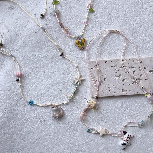 可爱动物陶瓷项链纪念日百货162944362 商品图4