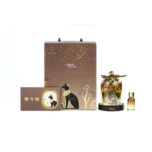 大英博物馆 盖亚·安德森猫系列香氛晶石香薰氛围灯礼盒 埃及檀香 商品图6
