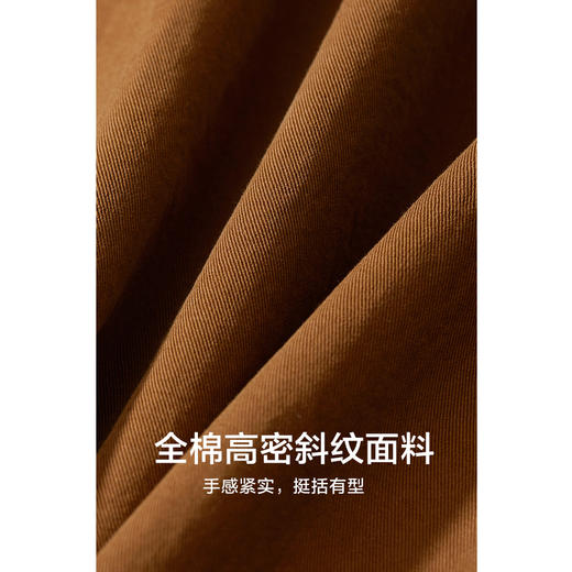 棉仓353818011-宽松直筒全棉盐缩休闲短裤 商品图4