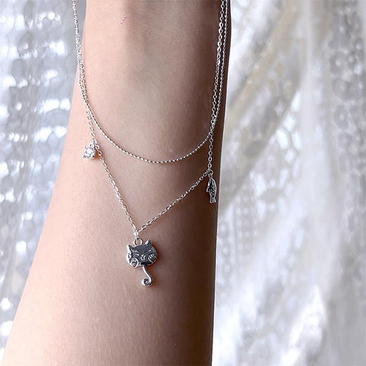 韩系清冷感叠戴项链纪念日百货162243195 商品图3