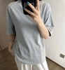 可遇不可求   贸y公司   AC水洗圆领短袖T恤  绝美色系 商品缩略图1