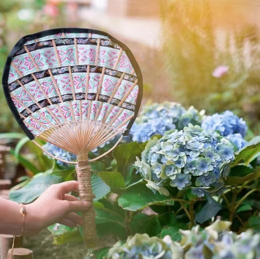 壮锦团扇 商品图1