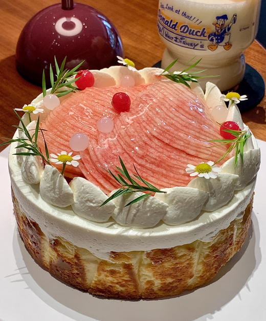 【季节限定】水蜜桃巴斯克芝士蛋糕 商品图0