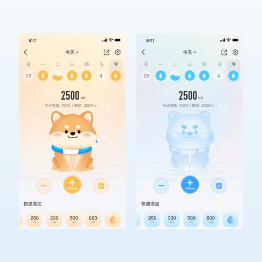 萌萌柴犬水杯皮肤90天 商品图0