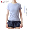 C1205艾扬格 life 简约习练瑜伽短袖T恤  简约大方弹力舒适精致编织提花 商品缩略图1