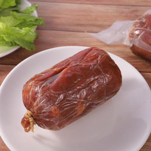 【1根1斤 95%后腿腱子肉 桦木锯末熏烤】黑龙江五营大火腿肉感十足500g/根*3根 商品图4