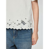 363601040-初棉清新文艺夏日重工镂空绣花T恤上衣 商品缩略图2