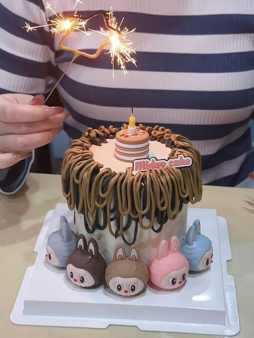 卡通主题款 Labubu奶油拉线风 商品图0