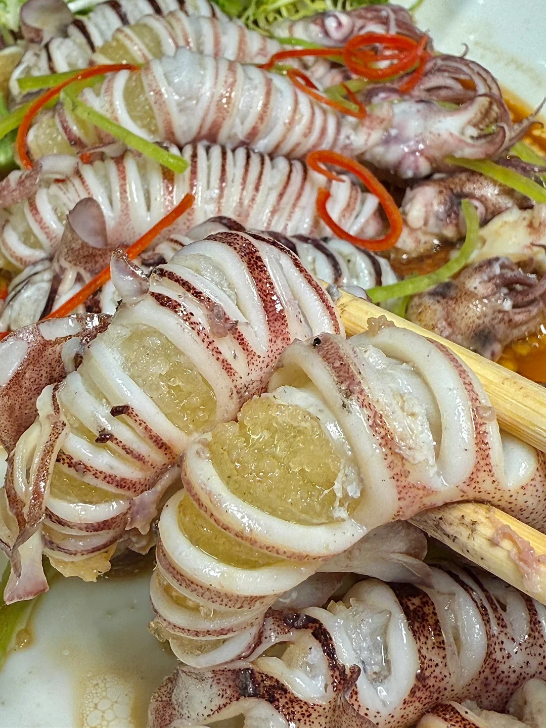 & 精品带籽鱿鱼🦑品质一级棒👍个个带籽味道更绝😋活冻