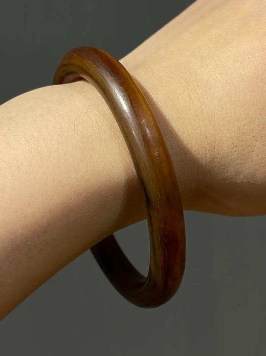 天然牛角琢磨圆条手镯，顺丰包邮 商品图6