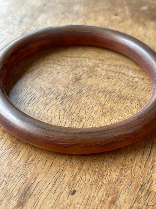 天然牛角琢磨圆条手镯，顺丰包邮 商品图1