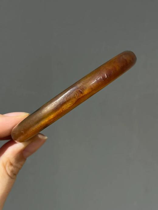 天然牛角琢磨圆条手镯，顺丰包邮 商品图5