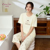康妮雅女式短袖中裤套头套装 商品缩略图4