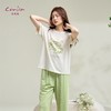 康妮雅女式短袖长裤套头套装 商品缩略图2