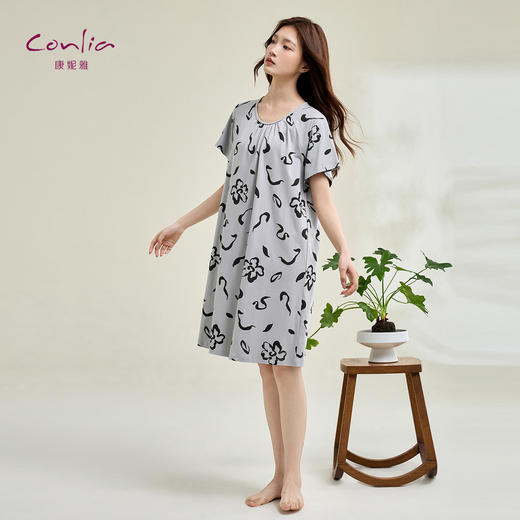 康妮雅女式短袖睡裙 521622009 商品图7