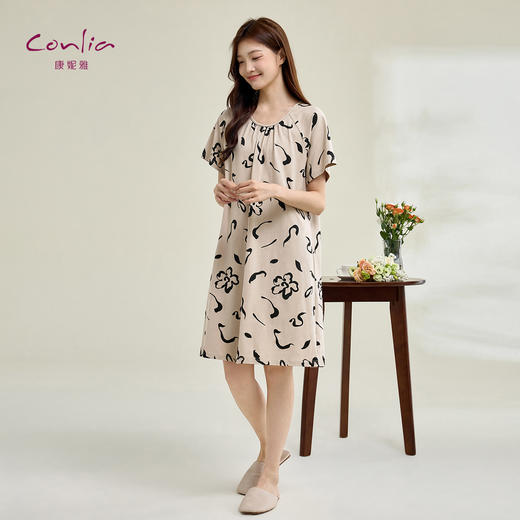 康妮雅女式短袖睡裙 521622009 商品图2