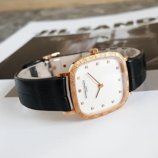 【95新】Vacheron Constantin 江诗丹顿Essentielles系列25150/000R-9643石英机芯26*27MM（女款）现售价：30300！300825TJ32 商品图4