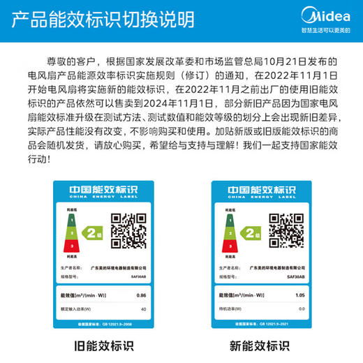 美的 节能柔风多场景适用落地扇SAF30AB 精心设计 贴心易用 商品图8
