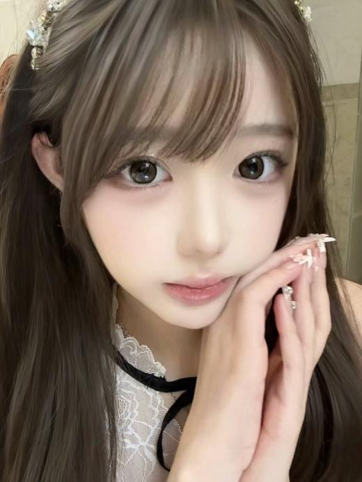 【半年抛大直径】Melokatie-咖豆珍珠 棕-14.5mm【半年抛 0-800度 无525/575】 商品图3