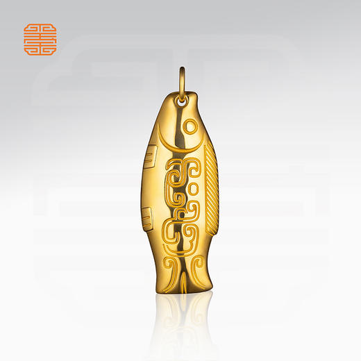 玺匠金铺《足金年年有余》足金9999黄金吊坠 吉祥饰品挂件 商品图2