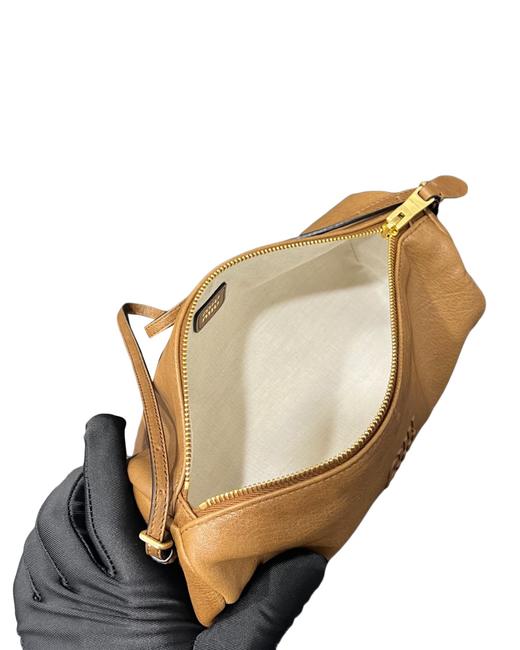 女款做旧小羊皮Nappa笔筒包017 商品图3