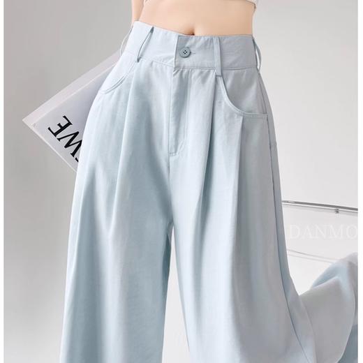 穿上立马瘦、长、直！DANMO 旦茉 奶芙西装裤 日常通勤 简约素雅 4色可选 商品图4