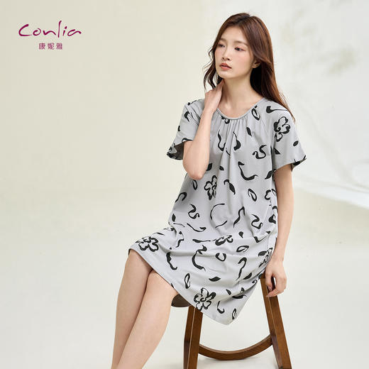 康妮雅女式短袖睡裙 521622009 商品图4