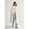 MAISON CECILE两色/宽松随性复古双门襟设计腰带款长风衣 商品缩略图0