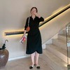 【诗铭洛可】XC7533连衣裙高级感显瘦气场女王裙B7-1 商品缩略图0
