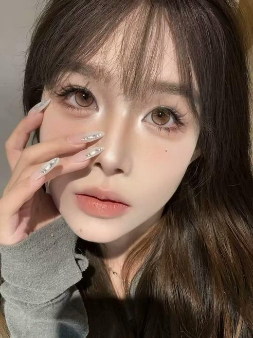 【半年抛大直径】Melokatie-香槟泡沫 棕-14.5mm【半年抛 0-800度 无525/575】 商品图4