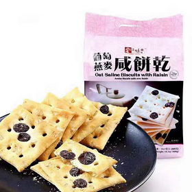 美味栈葡萄燕麦咸饼干