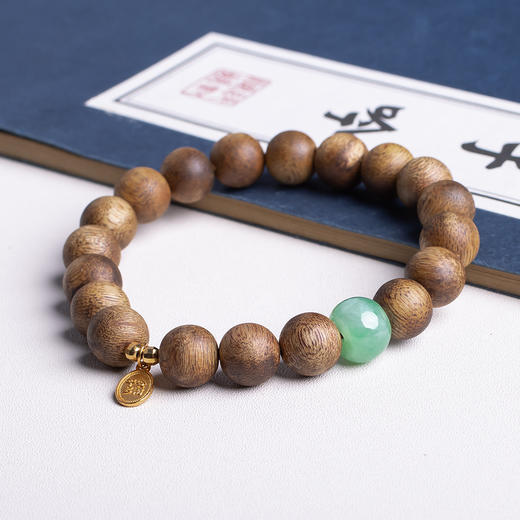 xy0225沉香+翡翠财富满满手串 商品图5