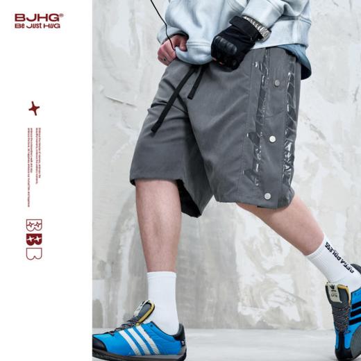 BJHG不计后果泽西风短裤男款夏季潮牌美式运动宽松百搭直筒五分裤 商品图0