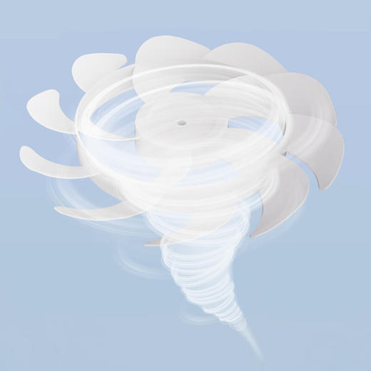 康佳 静音大风量落地扇 KLDS-2401 轻音入眠 广角送风 商品图2