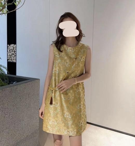 重磅！少量预售！宋锦连衣裙   五重纬6a丝   百分百桑蚕丝 商品图1