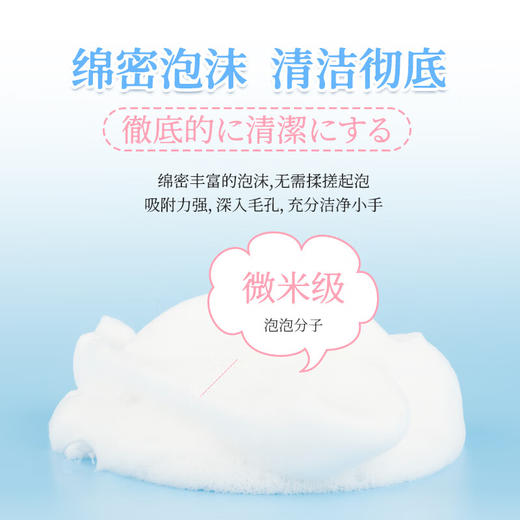 DeRU丹之荣 猫爪儿童泡沫洗手液补充装滋润护手花果香型 800ml/瓶 商品图6