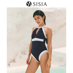 sisia泳衣女新款女士连体泳衣显瘦运动冲浪自由潜沙滩性感游泳衣