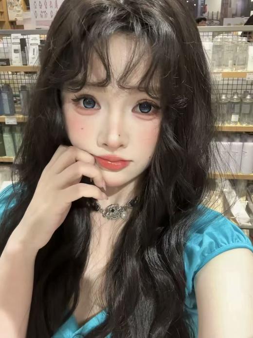 【半年抛大直径】Melokatie-美式甜心 蓝-14.5mm【半年抛 0-800度 无525/575】 商品图6