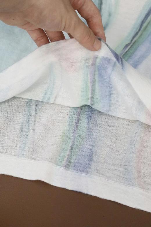 LPIUTY品牌直发！梵高星空·天丝羊毛晕染艺术短袖 B010117 商品图5