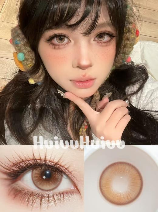 【半年抛大直径】Melokatie-香槟泡沫 棕-14.5mm【半年抛 0-800度 无525/575】 商品图0