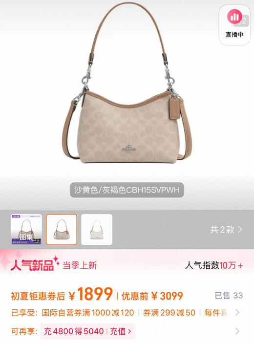 蔻chi家原单Laurel19流浪包斜挎包腋下包062702 商品图11