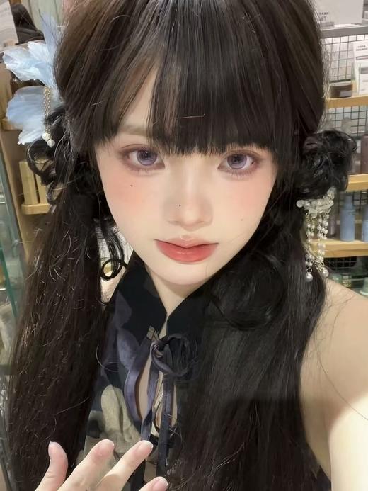 【半年抛大直径】Melokatie-失约晚霞 紫-14.5mm【半年抛 0-800度 无525/575】 商品图6