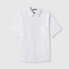 GXG男装【条纹撞色】25夏季翻领贴袋通勤纯棉休闲男式短袖衬衫K&C 商品缩略图7